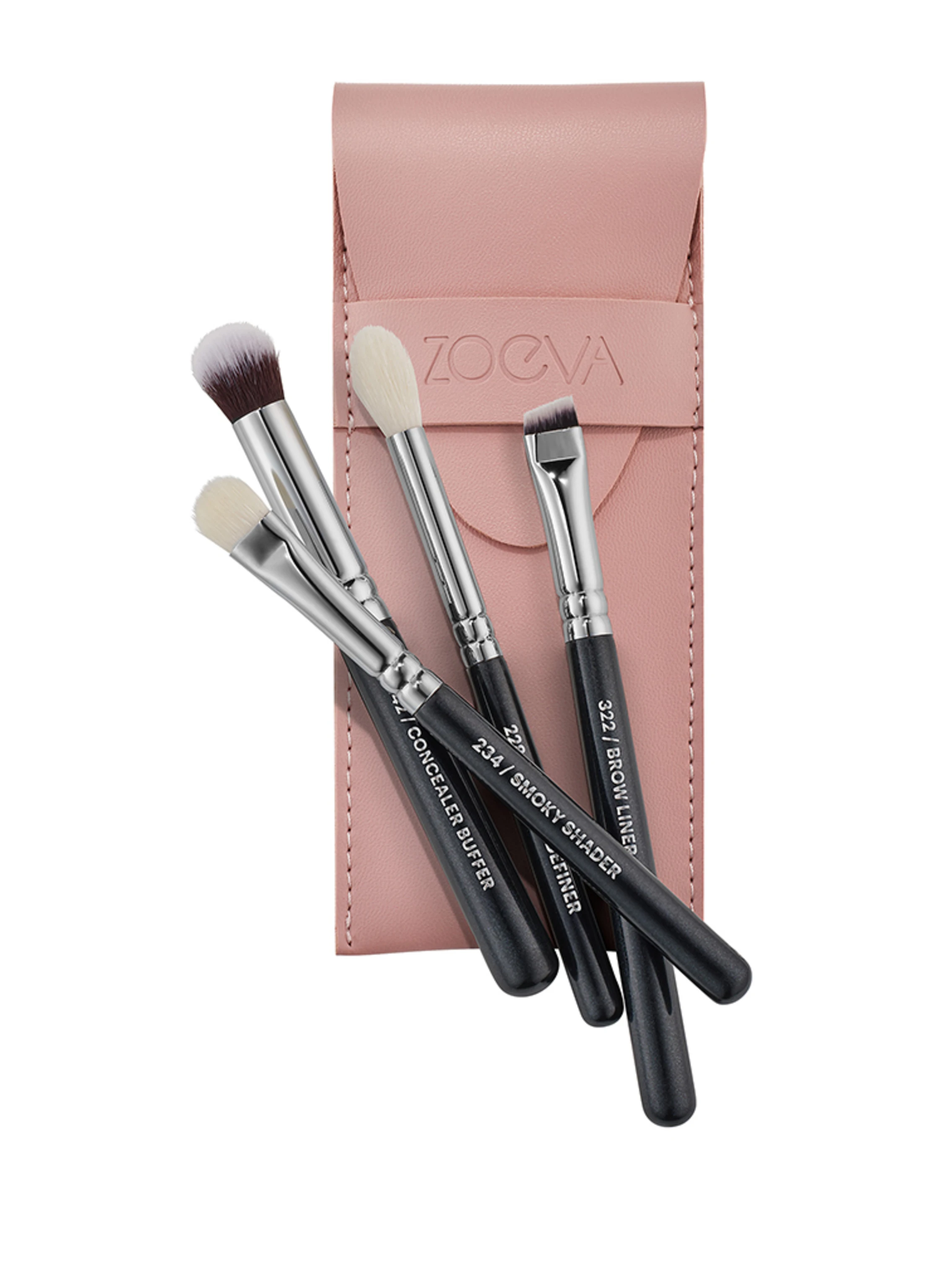 ZOEVA SET OF 4 MINI EYE BRUSHES