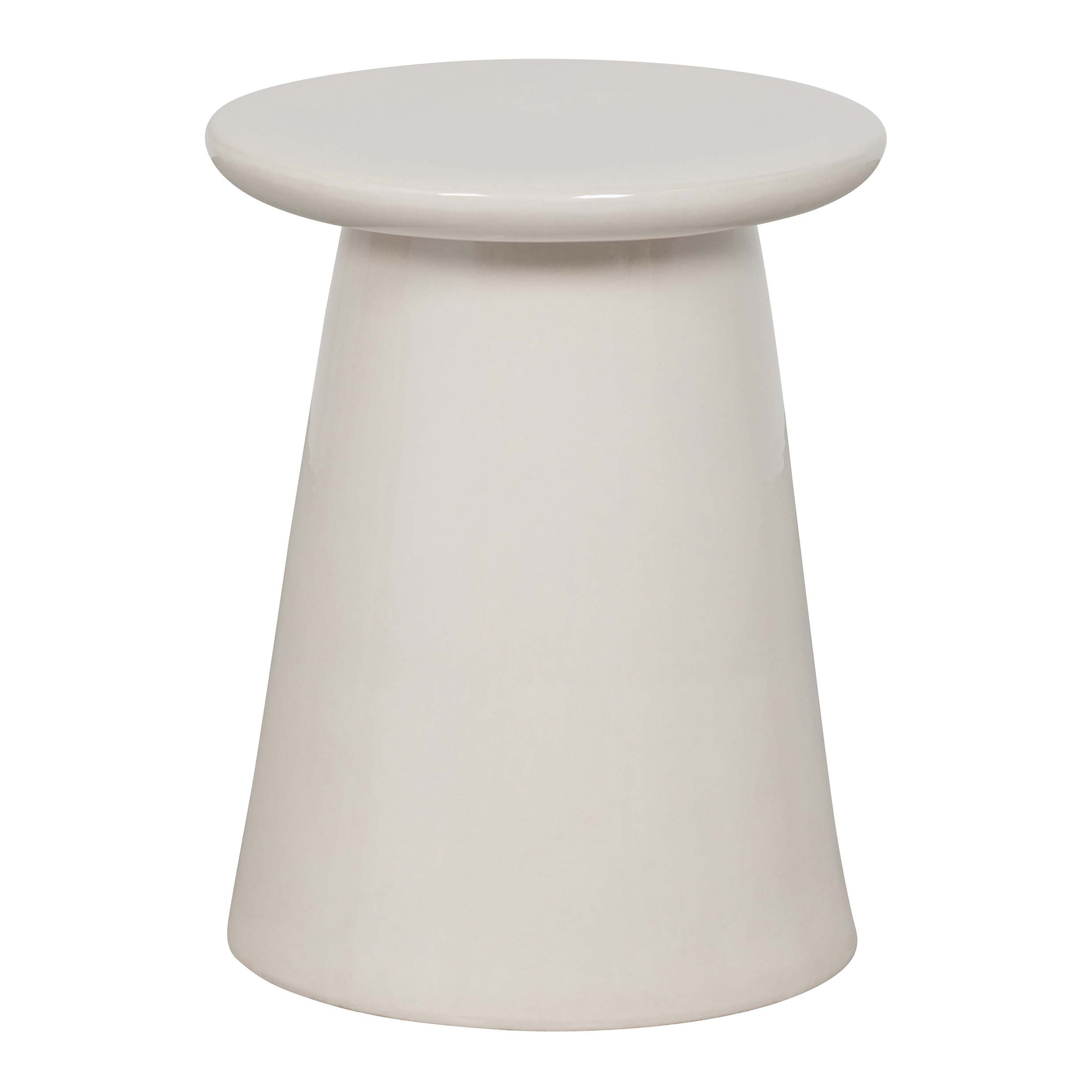 vtwonen Button Bijzettafel - White