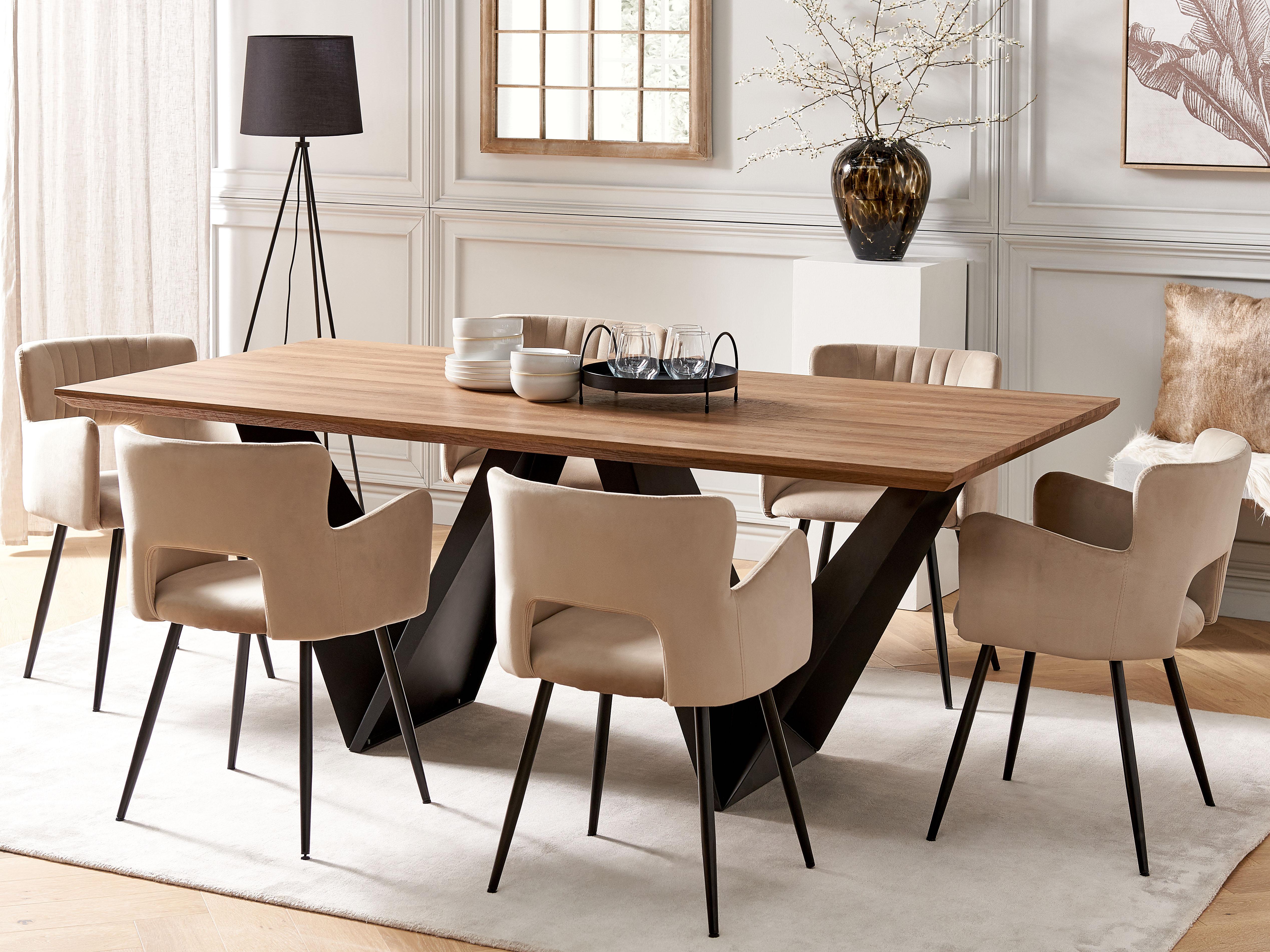 Eettafel SINTRA Donkerbruin 100 cm 200 cm
