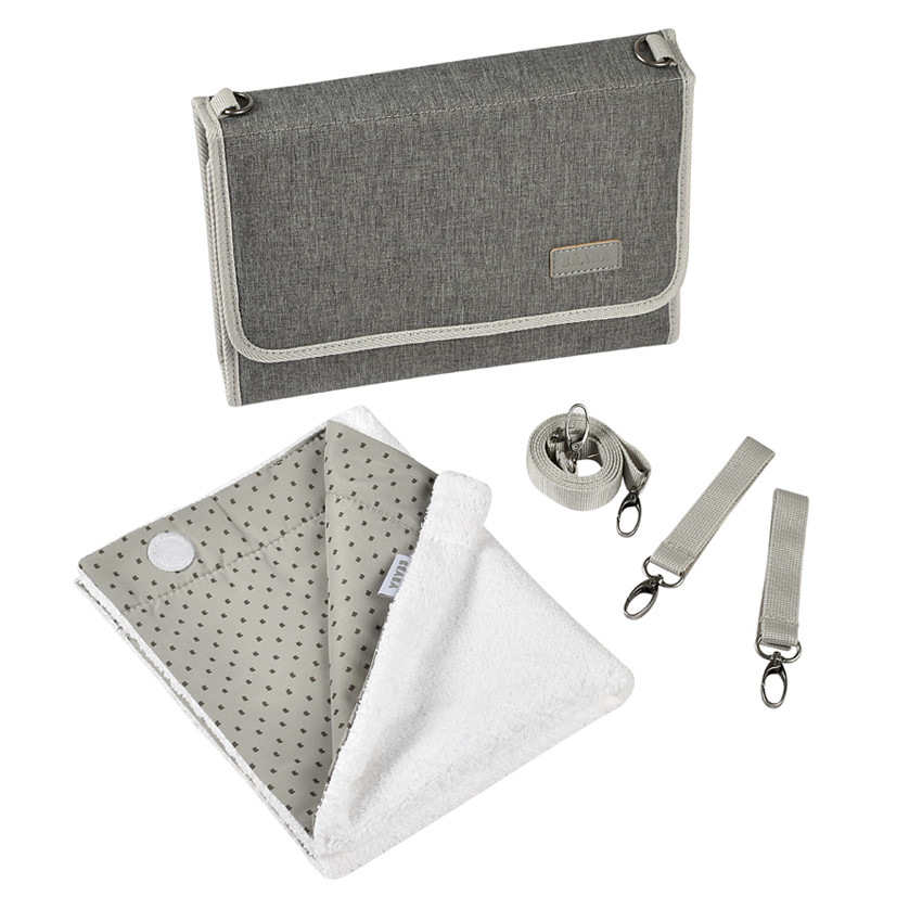 Pochette à langer Genève - Gris chiné