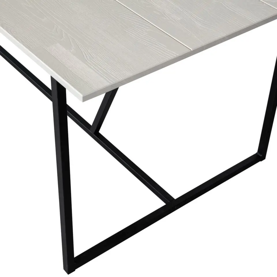 WOOOD Silas Eettafel - Essen - Dust - 75x220x90