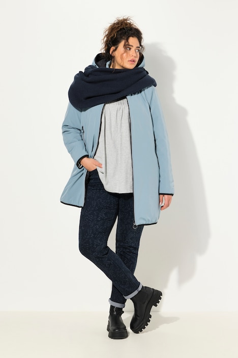 HYPRAR Wende-Steppjacke, Reflektor, 2-Wege-Zipper