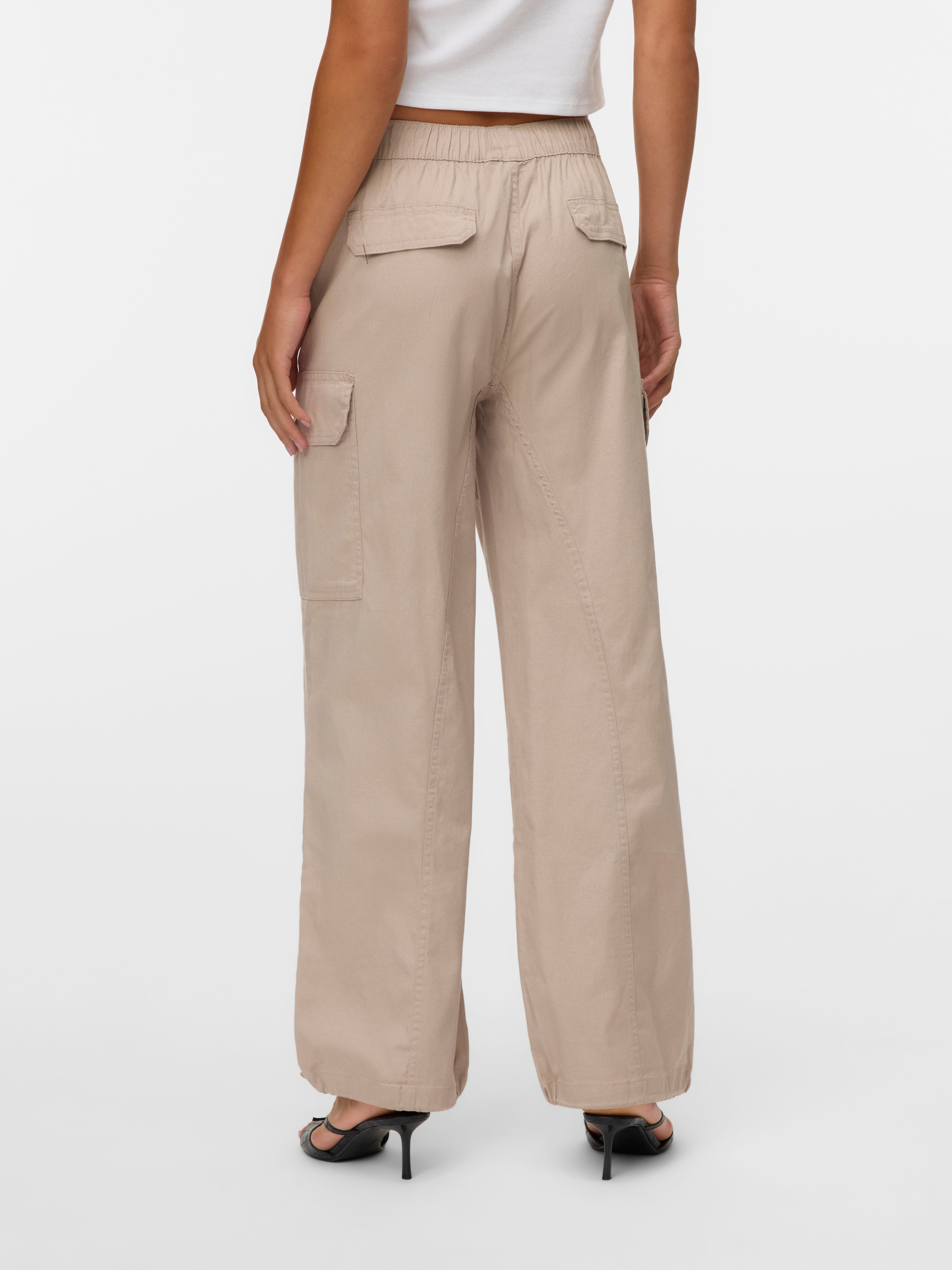VMKARLIE Mid waist Cargobroeken