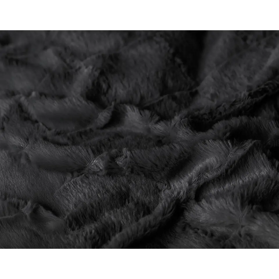 Dekbedovertrek 200x220 – Furry Check Design & Zacht Warm Fleece