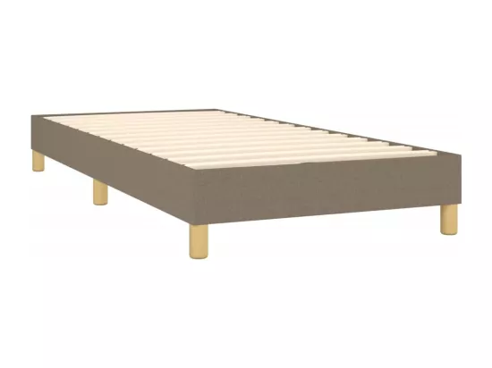 Sommier à lattes de lit Taupe 80x200 cm Tissu