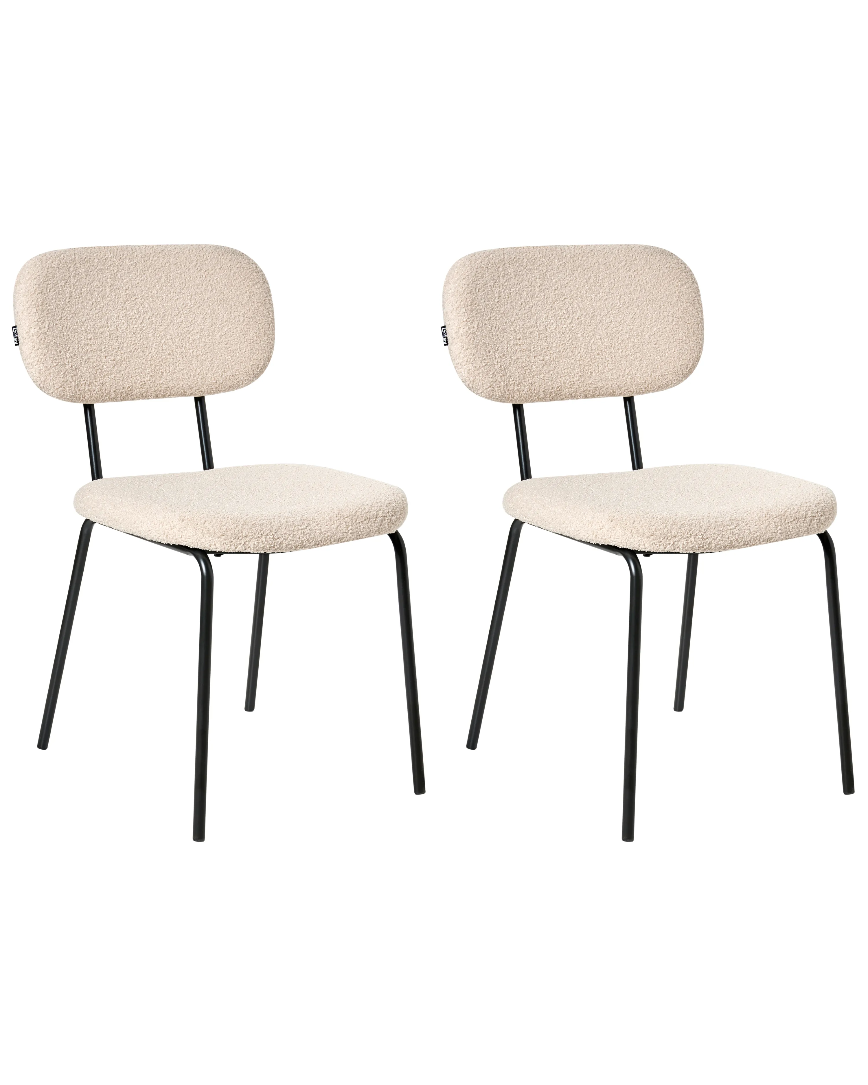 Set van 2 stoelen ADAIR Bouclé Beige