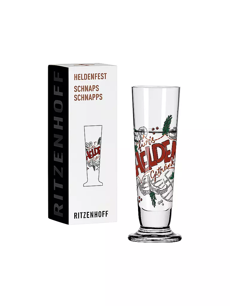RITZENHOFF Heldenfest Schnapsglas 2022 #13 Henrike Stein bunt