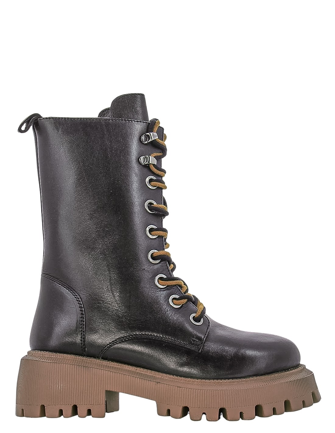 kharisma bottines à talons femme cuir noir semelle chocolat