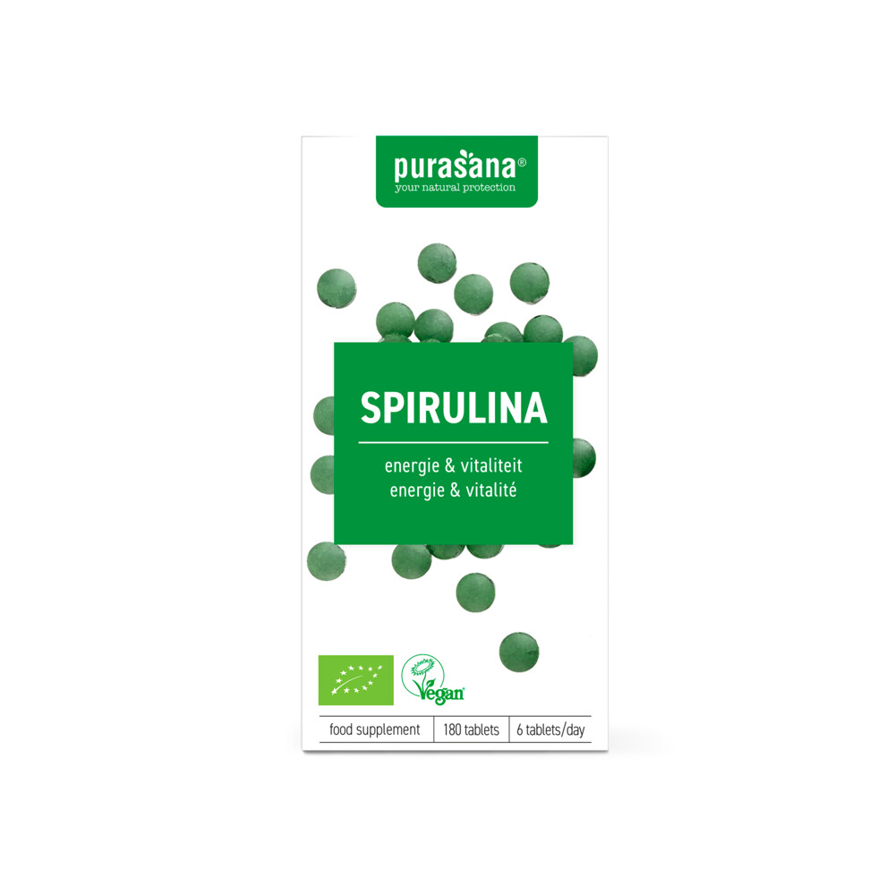 Purasana Spirulina 500 mg180 tabletten