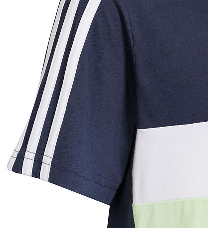 adidas Performance T-Shirt - JS 3S Tib T - Navy/Grün