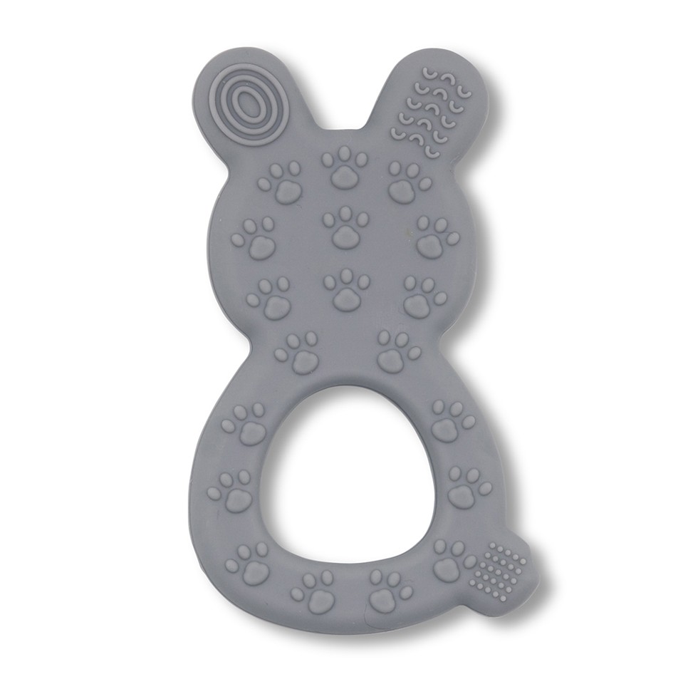 Jellystone Designs - Kanin Teether - soft grey