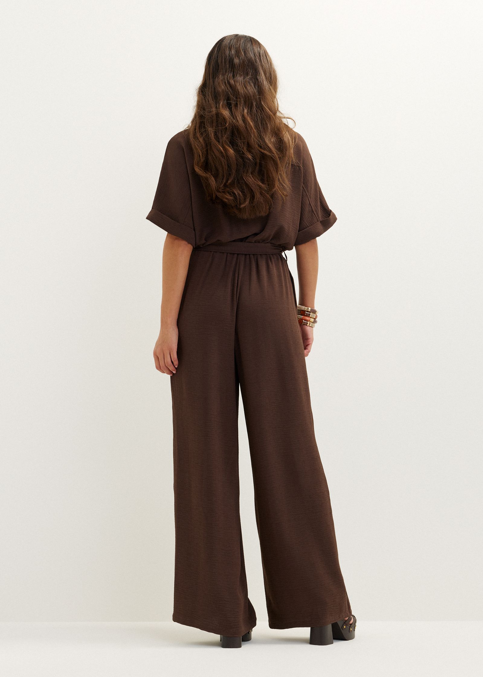 Jumpsuit met structuur