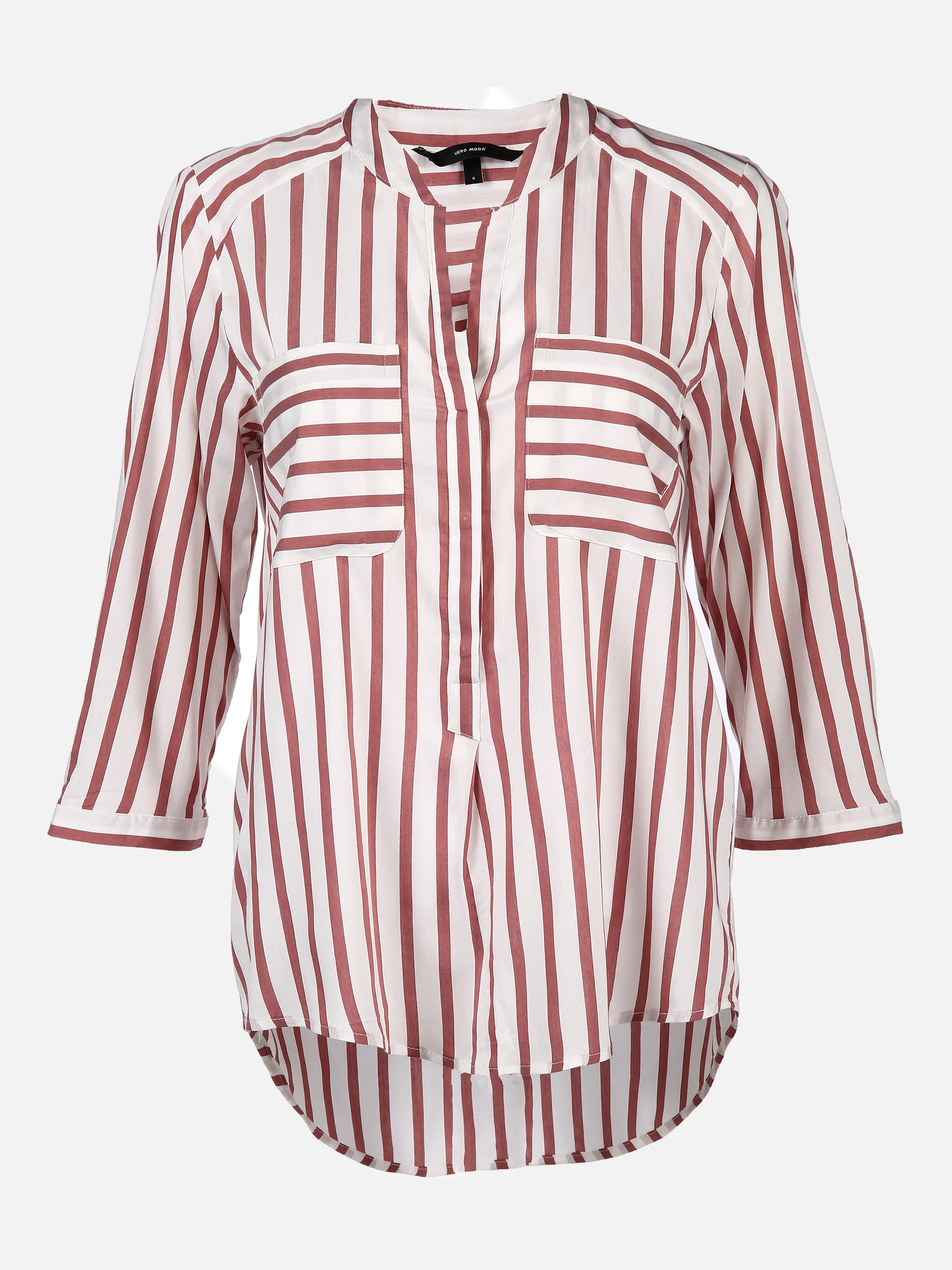 Vero Moda VMERIKA STRIPE 3/4 SH Bluse mit 3/4 Arm