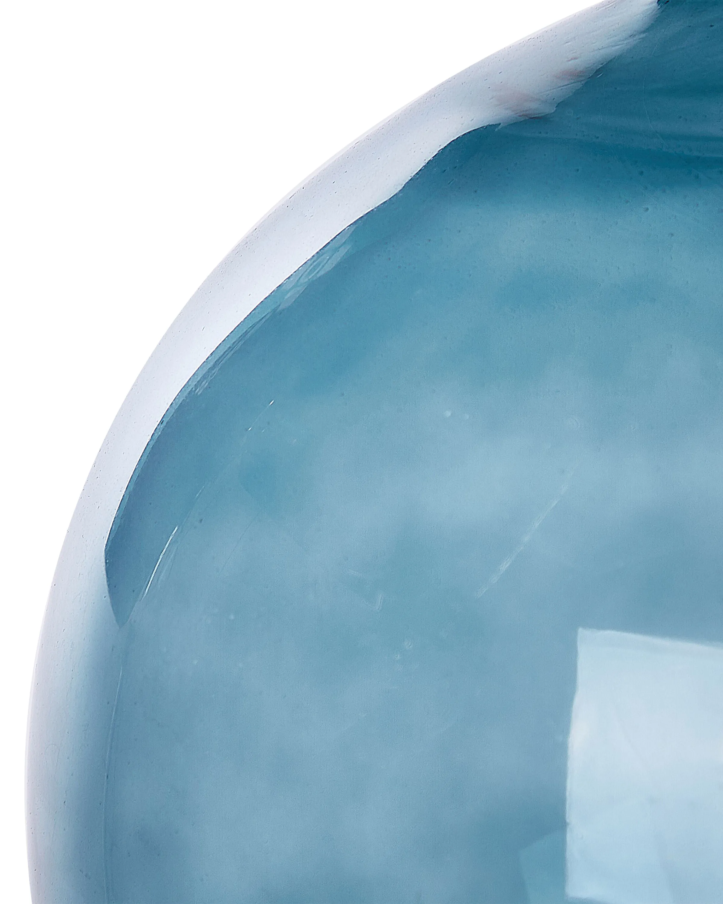 Decoratieve vaas CHAPPATHI Glas 31 cm Blauw