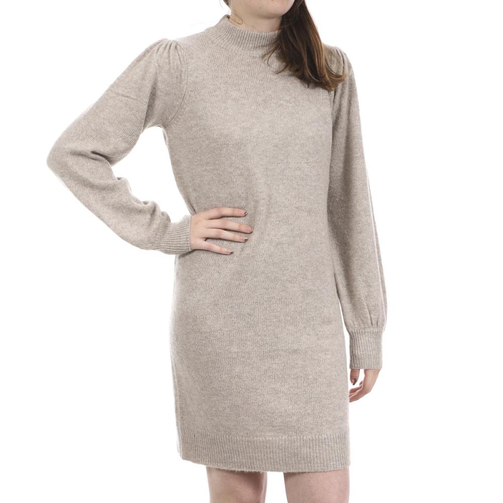 JDY Robe Pull Gris chiné Femme Jacqueline de Yong Rue