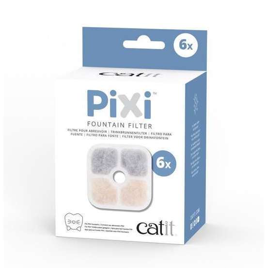 Filtres à fontaine Pixi pour chat x6