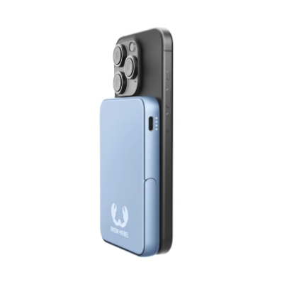 (20W) 5000mAh Dual USB C Powerbank Power Delivery Ladegerät   Kickstand (2PBM5000VB) - Vivid Blue