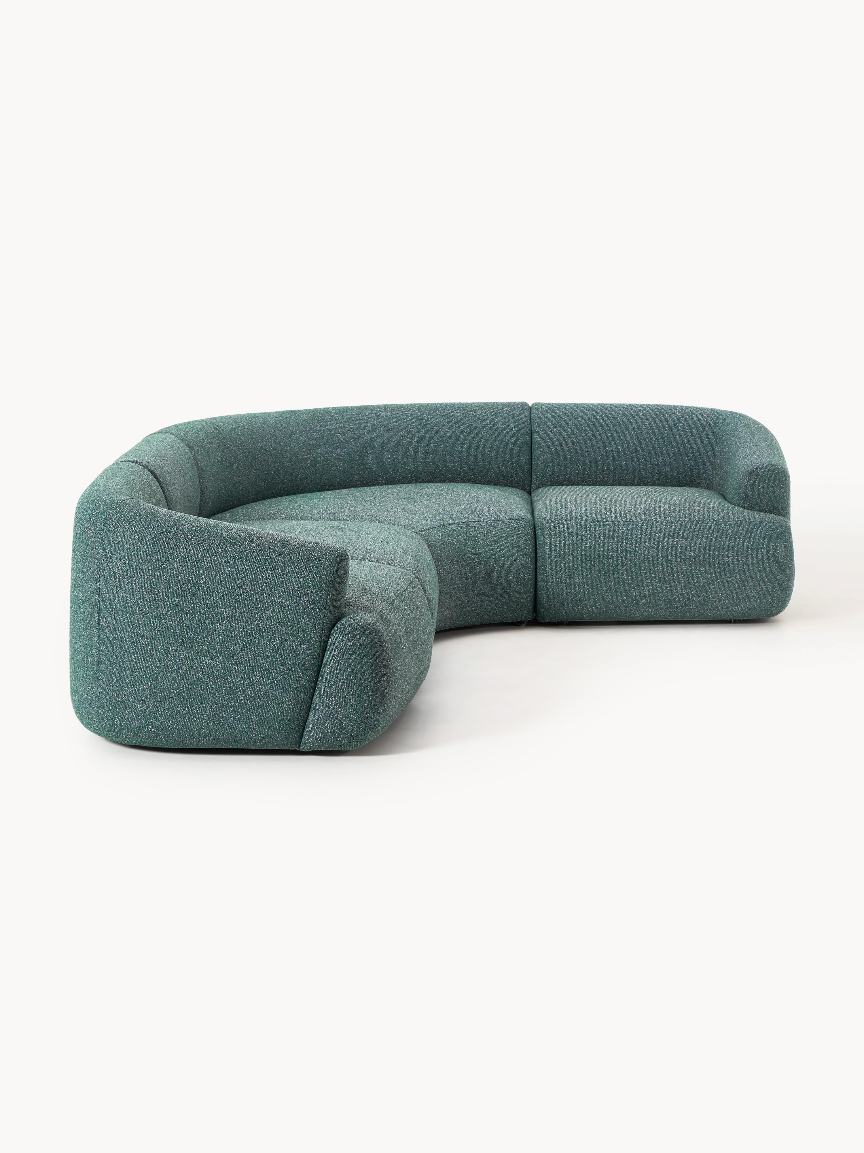 Modulaire bouclé hoekbank Sofia (4-zits)
