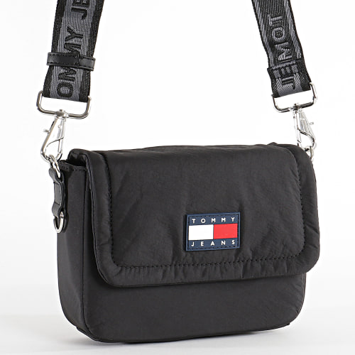 Sac A Main Femme Nylon Flap Crossover 0665 Noir