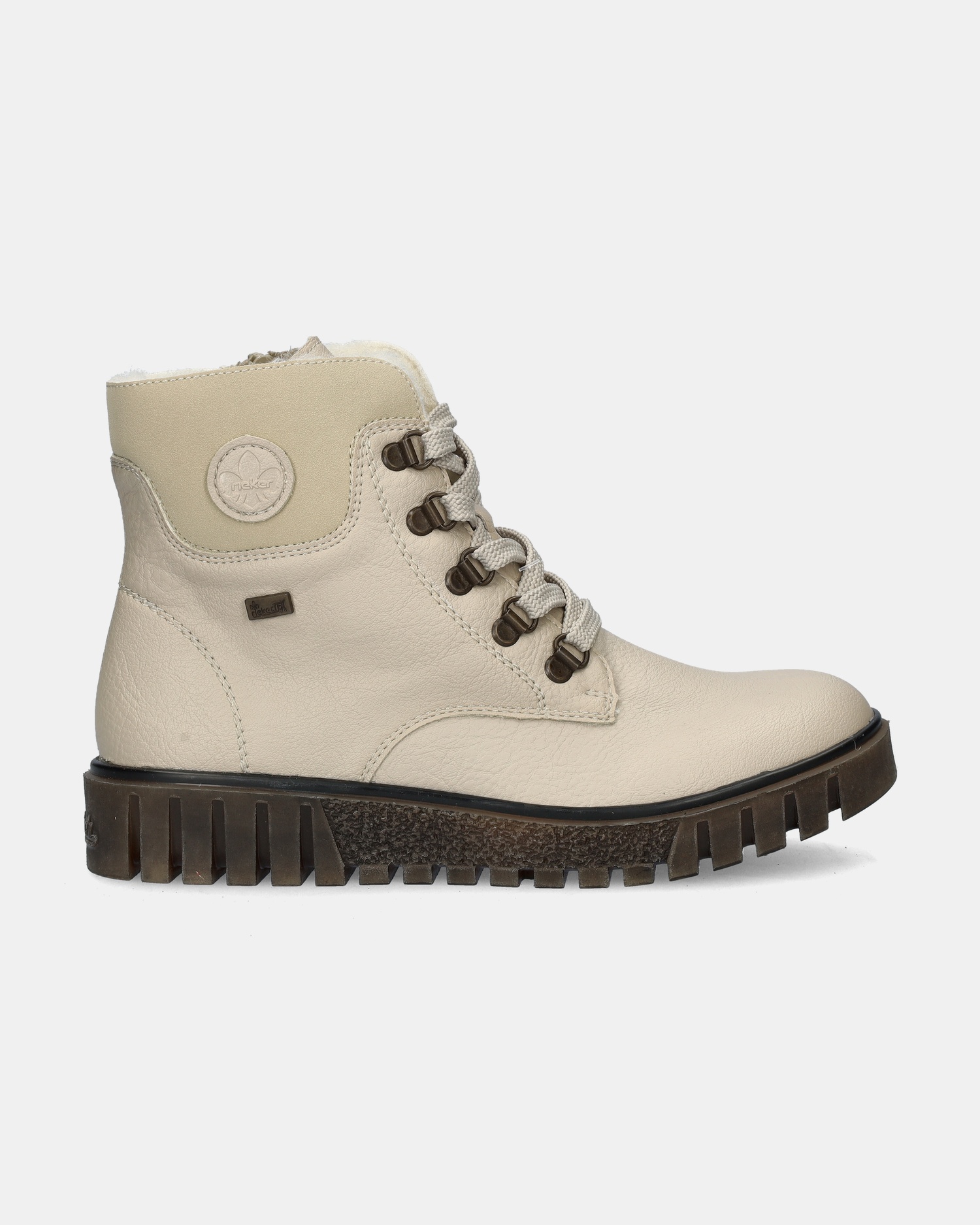 Rieker Veterboots  - ecru