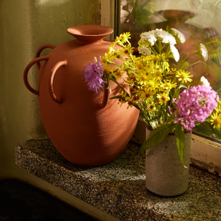 Hkliving - Objects Terracotta Vase, natural terracotta