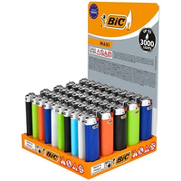 Lighter Bic Flerfarget 50 Deler 50 enheter