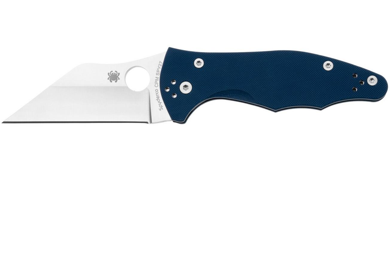 Spyderco Yojimbo 2 CPM SPY27 C85GPCBL2 Cobalt Blue G10, zakmes, Michael Janich design