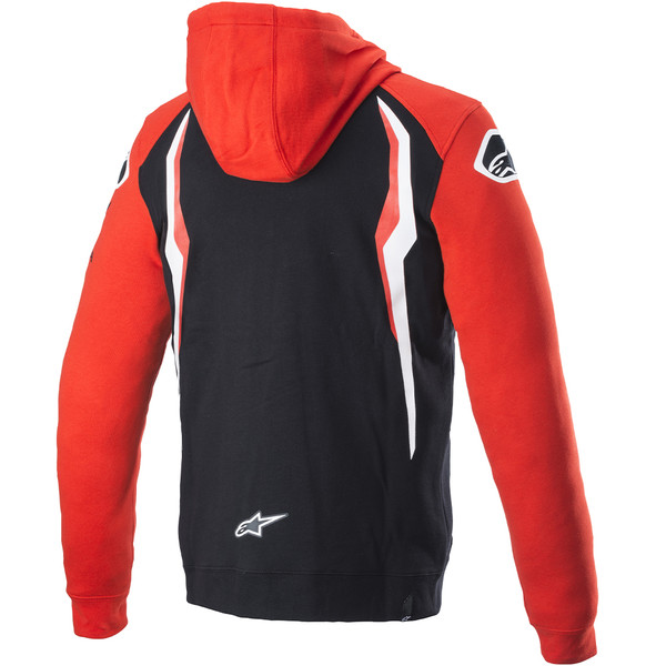 Alpinestars - Sweat zippé à capuche Honda Noir / Rouge