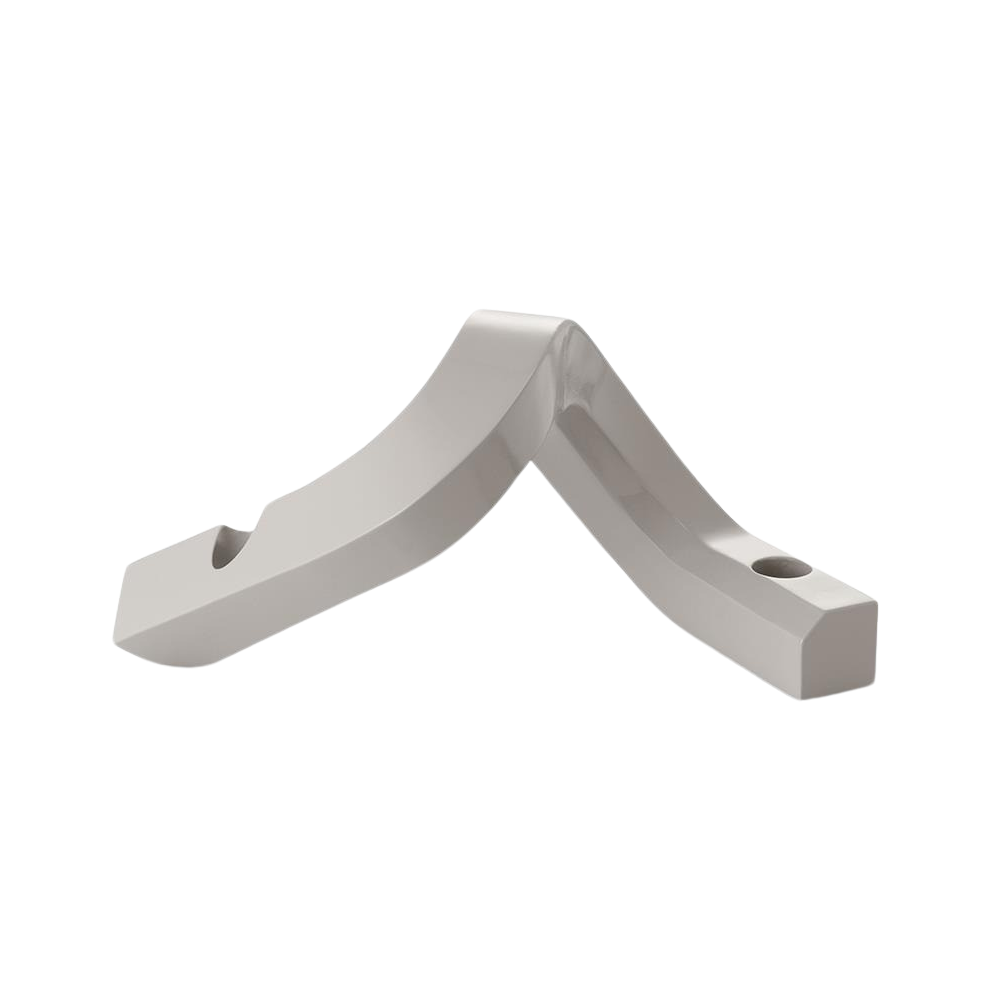 Normann Copenhagen  Crooked Two lysestage - Warm Grey