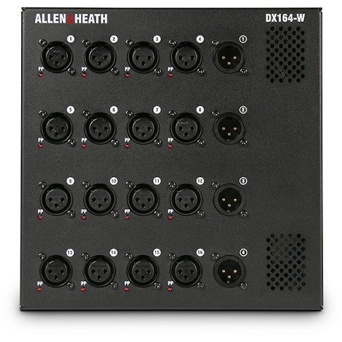 Allen & Heath DX164-W 16/4 wall mount expander voor dLive, SQ, AHM-64 en Avantis