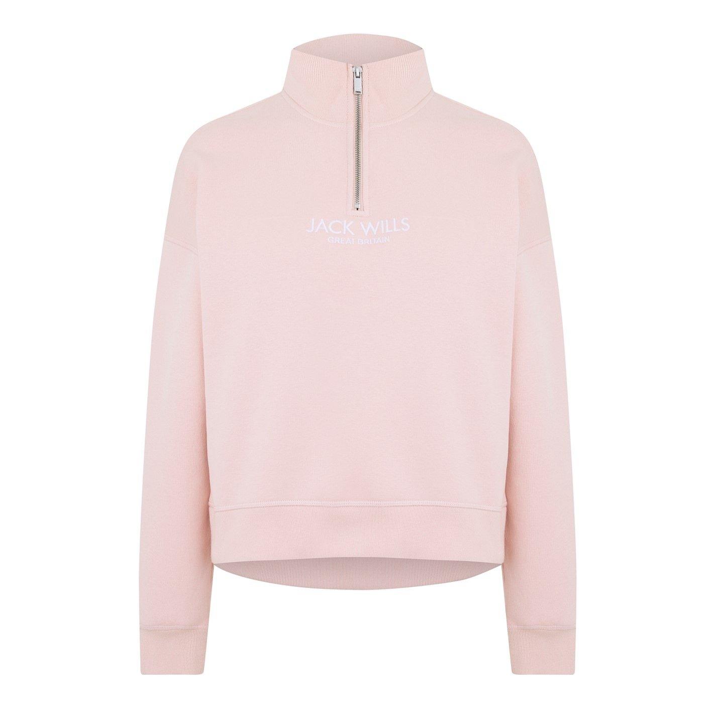 Jack Wills JW Honeylane Half Zip Sweatshirt