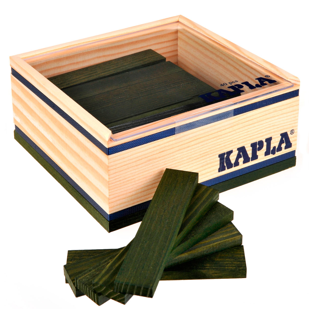 KAPLA, 40 Plankjes Groen