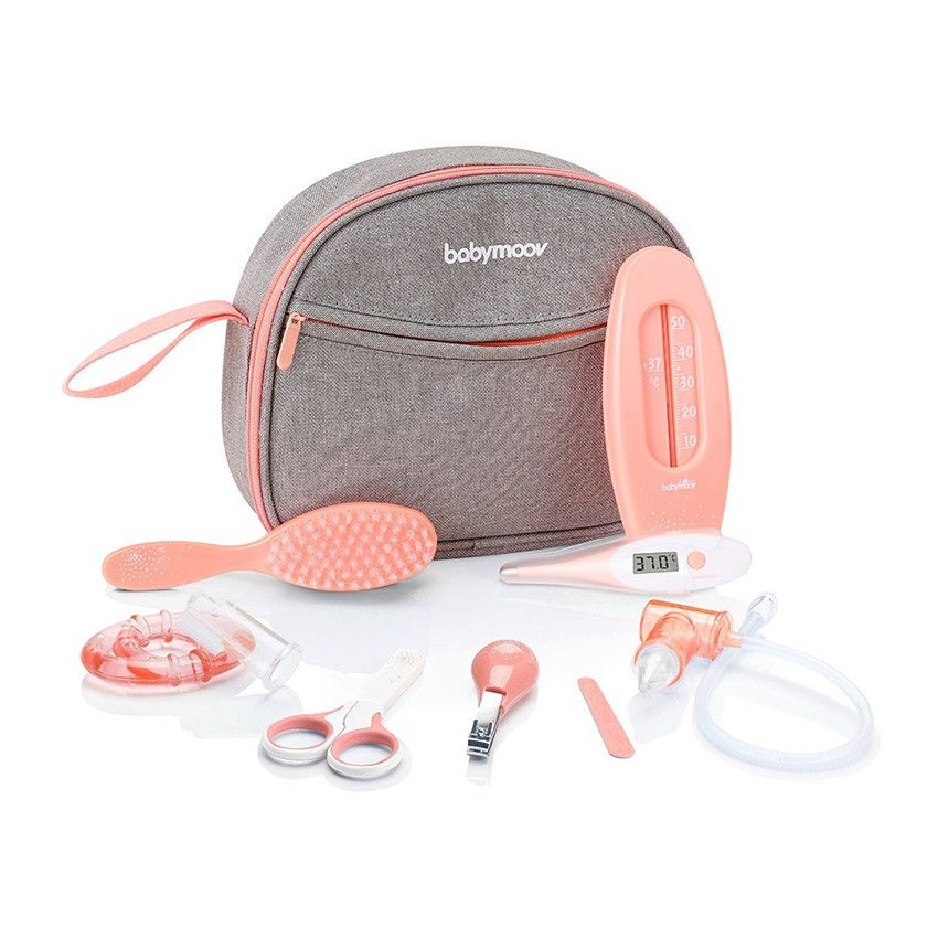 Trousse de soin pour bébé - Pêche - Doré
