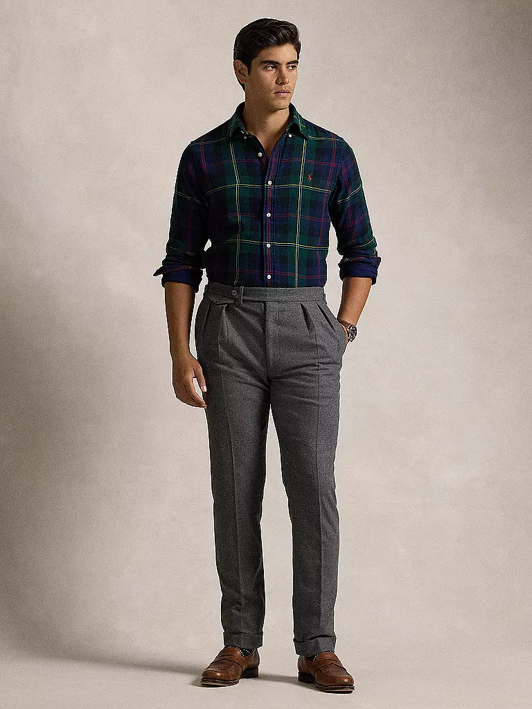 POLO RALPH LAUREN Hemd Regular Fit  dunkelblau