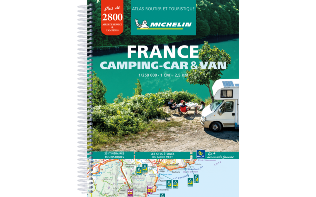 Michelin Atlas France Camping Car / Van
