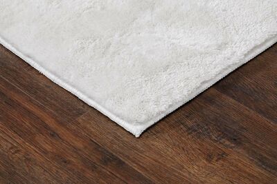 KM Carpets Cozy Gulvteppe 133x190, White