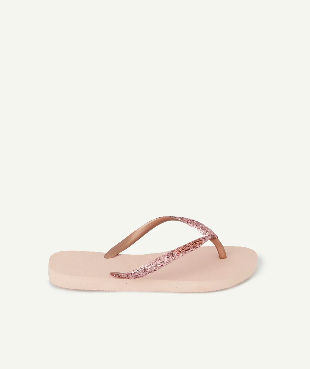 HAVAIANASTONGS FILLE ROSES PAILLETÉES
