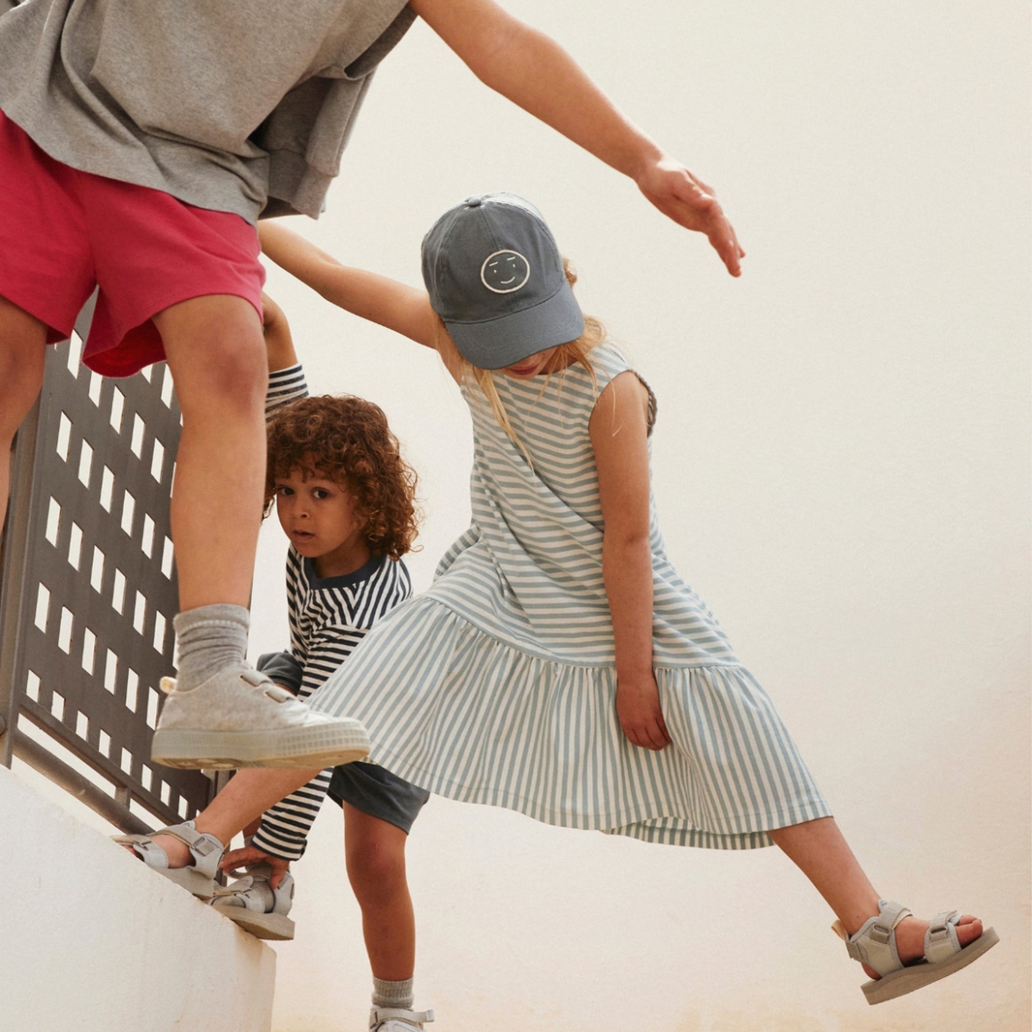 Cap Baseball Blue Grey