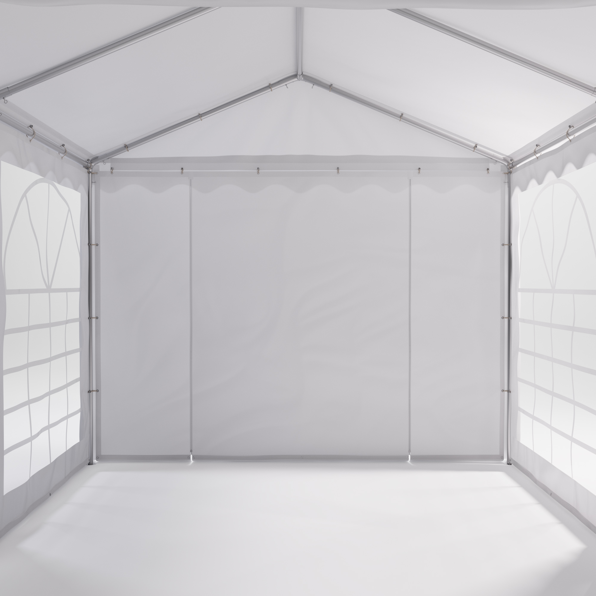 Profi PVC Partyzelt 3 x 4 m weiss