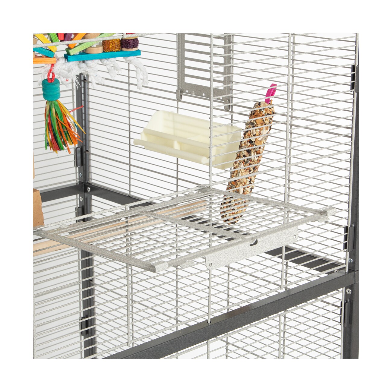 Montana Cages Voliere Casa 90 hellgrau/ dunkelgrau