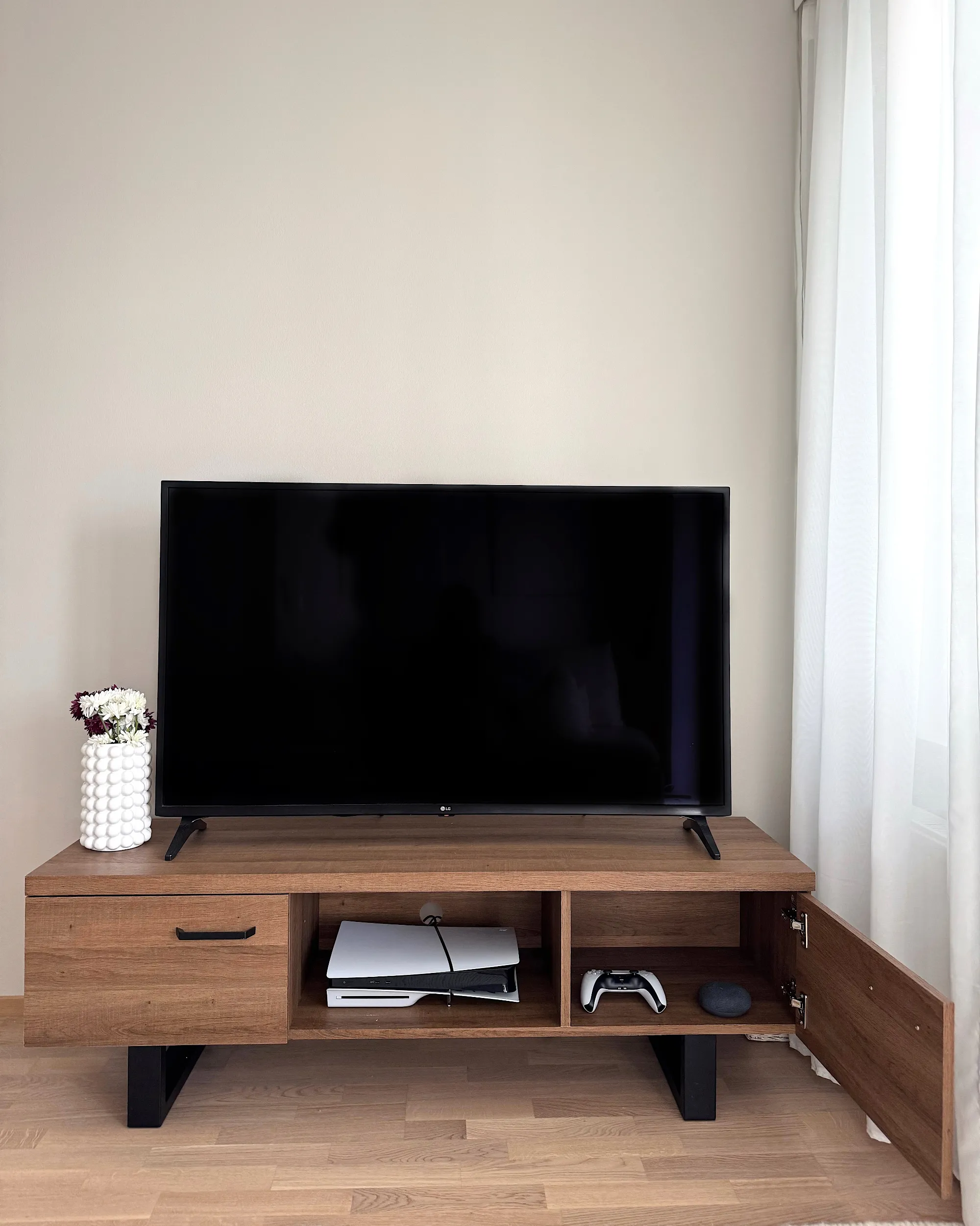 TV-meubel TIMBER Donkerbruin