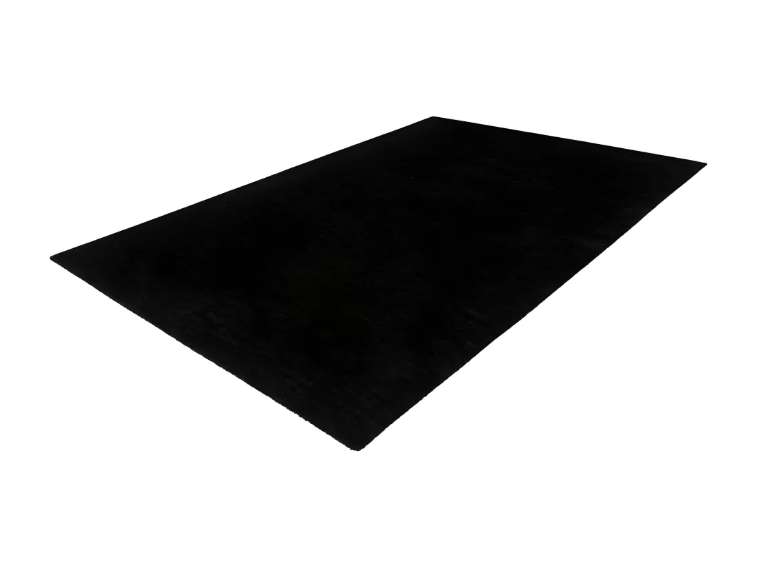 Tapis 150x80cm, design C007Y coloris noir - Confort et élégance pour votre intérieur