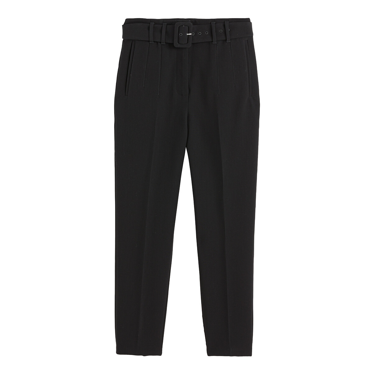 COLEÇÃO LA REDOUTE<br>Calças slim com cinto
