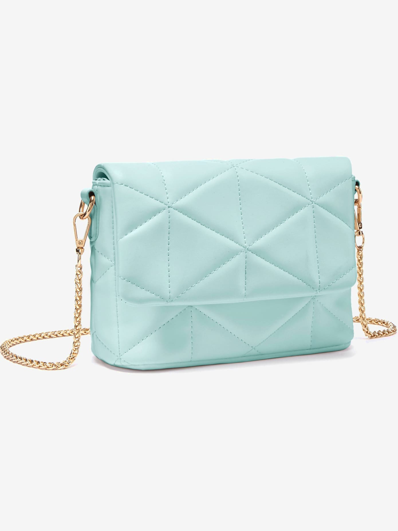 Sac en bandoulière mini-sac au design matelassé avec anse à chaîne amovible