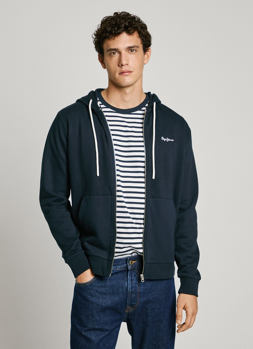 PEPE JEANS<br>Moletom com zíper
