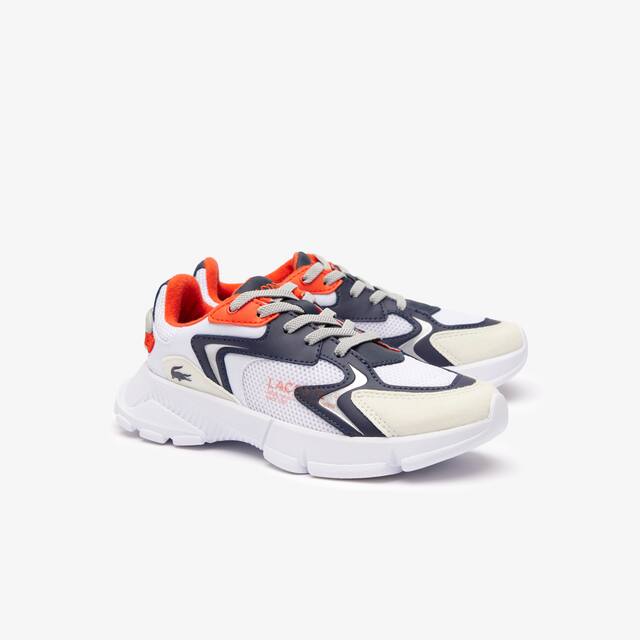 Sneakers L003 Neo enfant en textile Sneakers - Blanc - Lacoste - Enfant