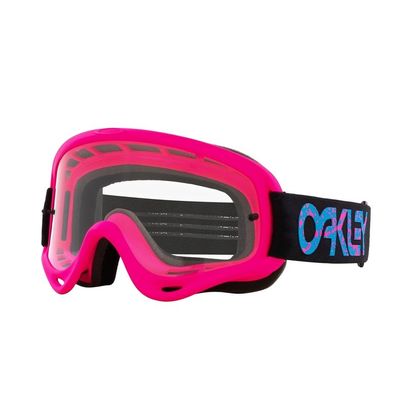 Masque cross Oakley O FRAME PINK SPLATTER CLAIR 2023 - Rose