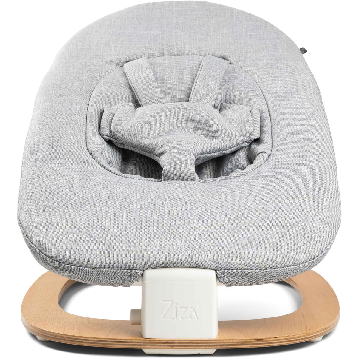 ZizaZiza   Babywippe inklusive Hochstuhl Montage Set grey/vanilla