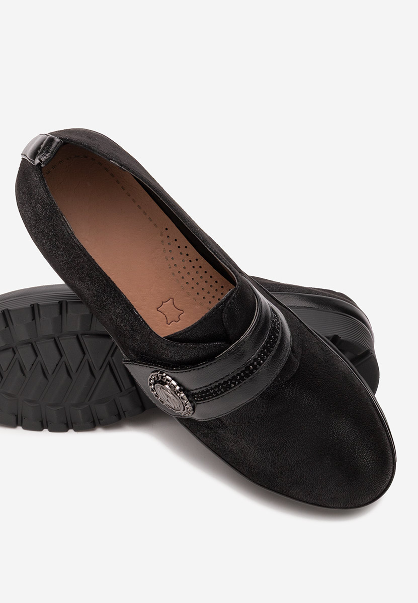Chaussures casual femme noirs Sadyo