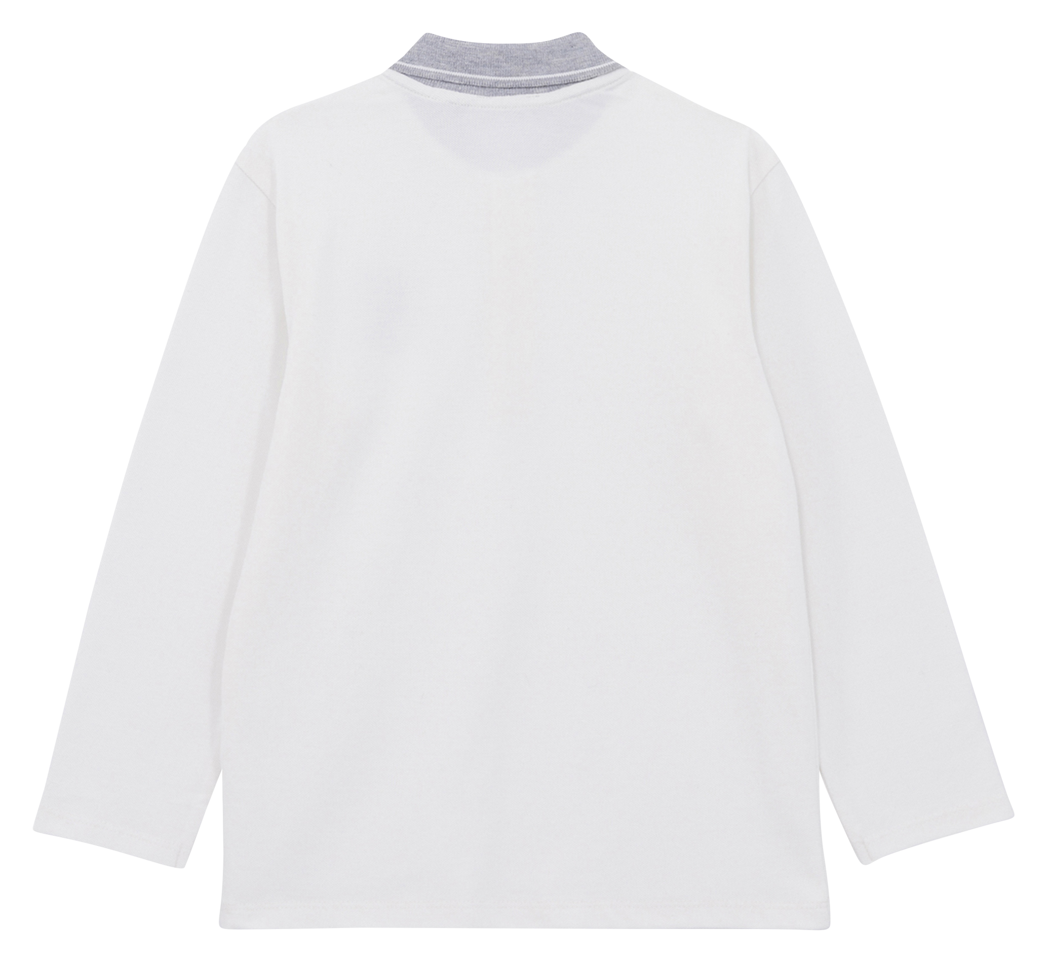 Polo droit en coton | Blanc